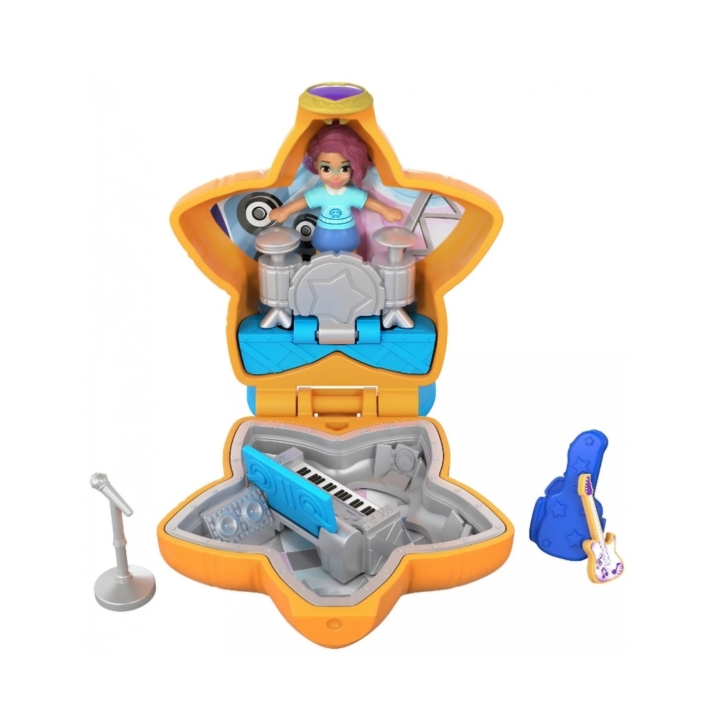 🤖♡Polly Pocket Tiny Pocket Places Teeny Boppin' Concert Music Com